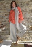 Ida Embroidered Smock Blouse Tomato /13=
